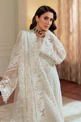 Ethereal Grace – White Embroidered Luxury Ensemble