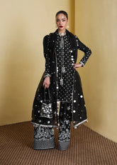 Black & Silver Embroidered Luxury Suit
