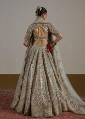 Golden Embroidered Bridal Lehenga