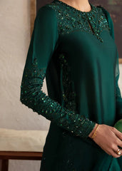 Emerald Green Flowing Formal Ensemble