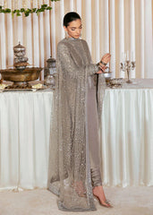 Silver Elegance – Hand-Embellished Formal Ensemble