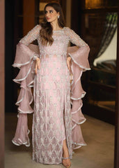 Blush Radiance – Pink Embellished Formal Ensemble