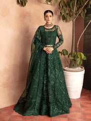Emerald Majesty – Dark Green Lehenga Ensemble