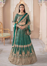 Emerald Opulence Bridal Lehenga