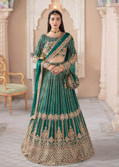 Emerald Opulence Bridal Lehenga