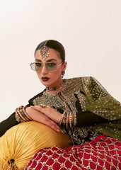 Midnight Majesty – Black Embroidered Formal Ensemble