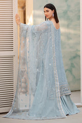 Celestial Mist – Powder Blue Embroidered Formal Ensemble