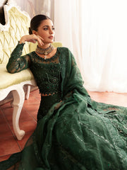 Emerald Majesty – Dark Green Lehenga Ensemble