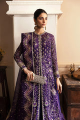 Royal Amethyst – Purple Embroidered Formal Ensemble
