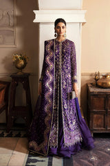 Royal Amethyst – Purple Embroidered Formal Ensemble