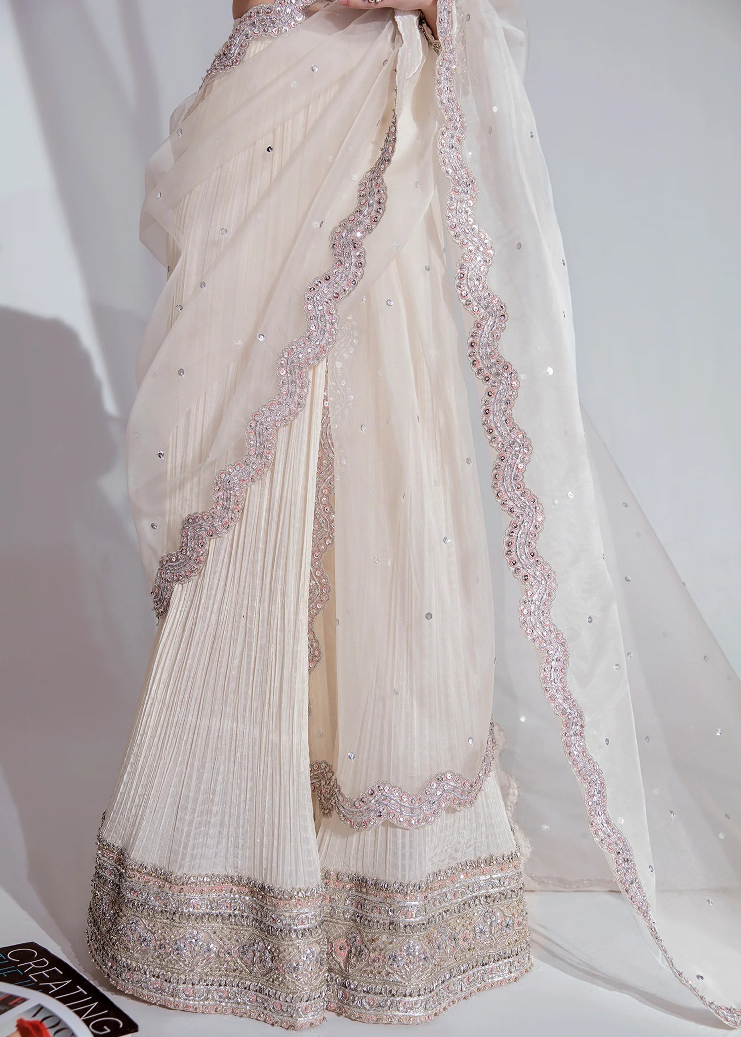Ivory Grace Hand-Embellished Lehenga Set
