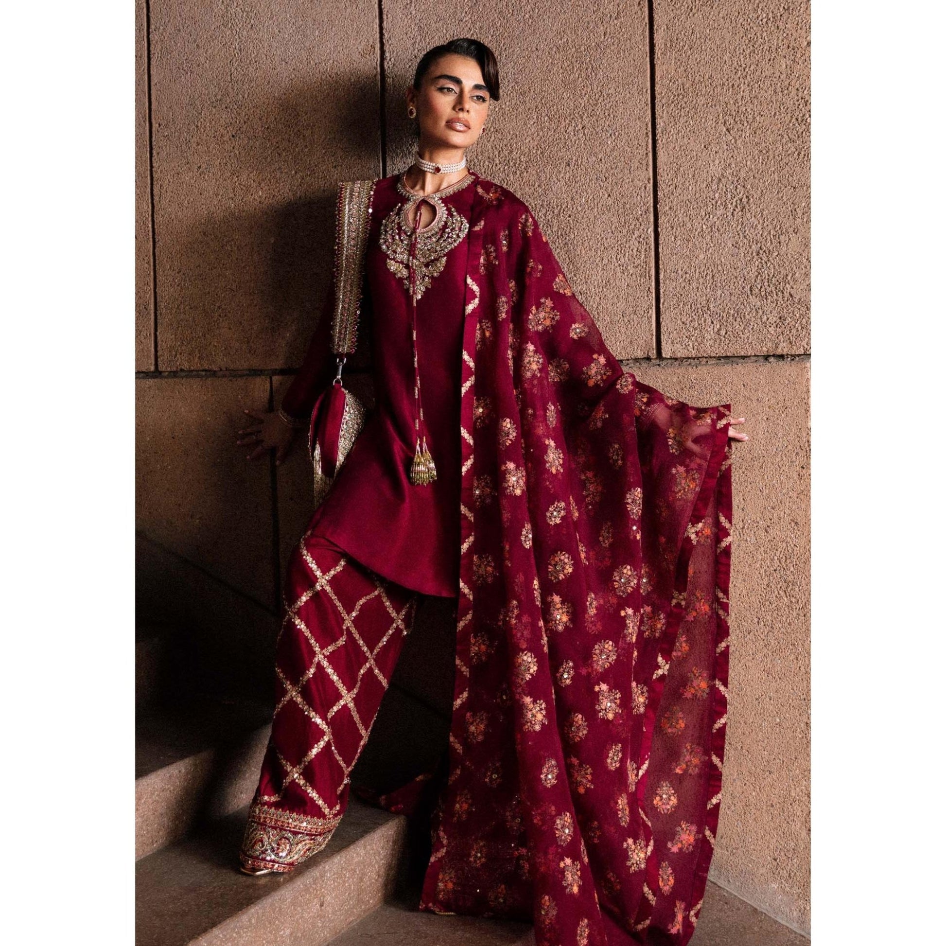 Ruby Red Classic Formal Ensemble