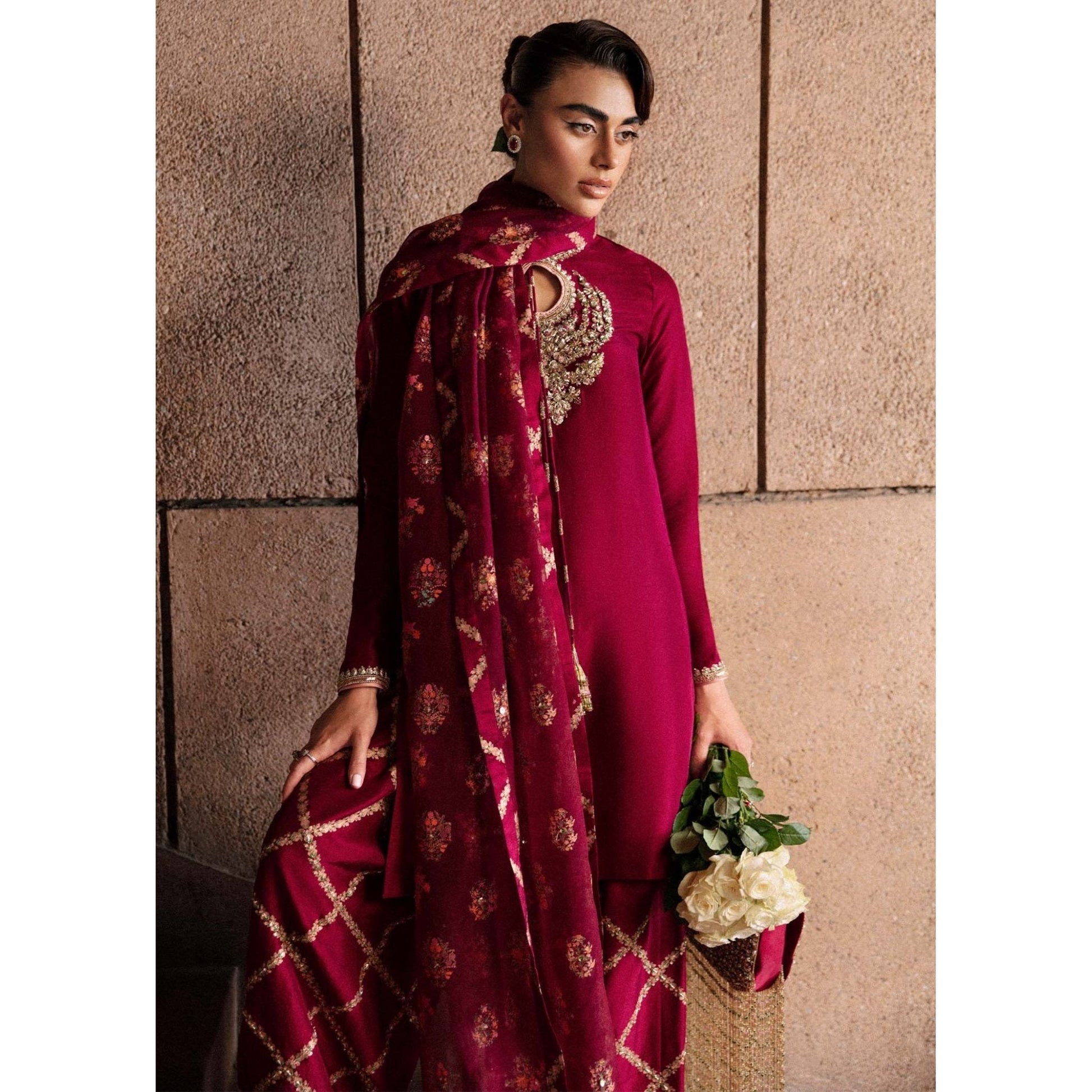 Ruby Red Classic Formal Ensemble
