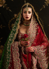 Imperial Crimson Bridal Lehenga