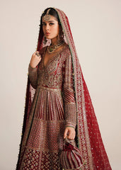 Majestic Crimson Bridal Ensemble – A Regal Symphony of Tradition & Grandeur