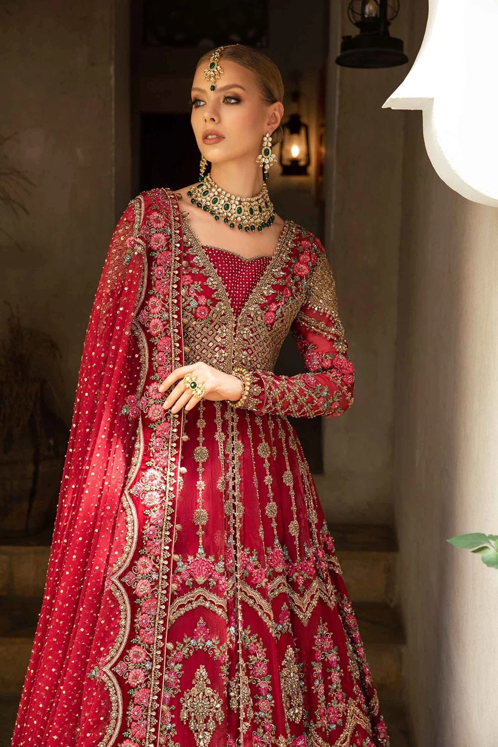 Royal Ruby Bridal Ensemble