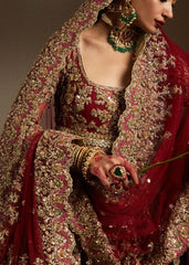 Imperial Crimson Bridal Lehenga