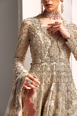 Champagne Elegance Bridal Gown